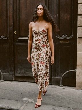 DOEN CALSI DRESS IN PRIMROSE GARDEN FLORAL
